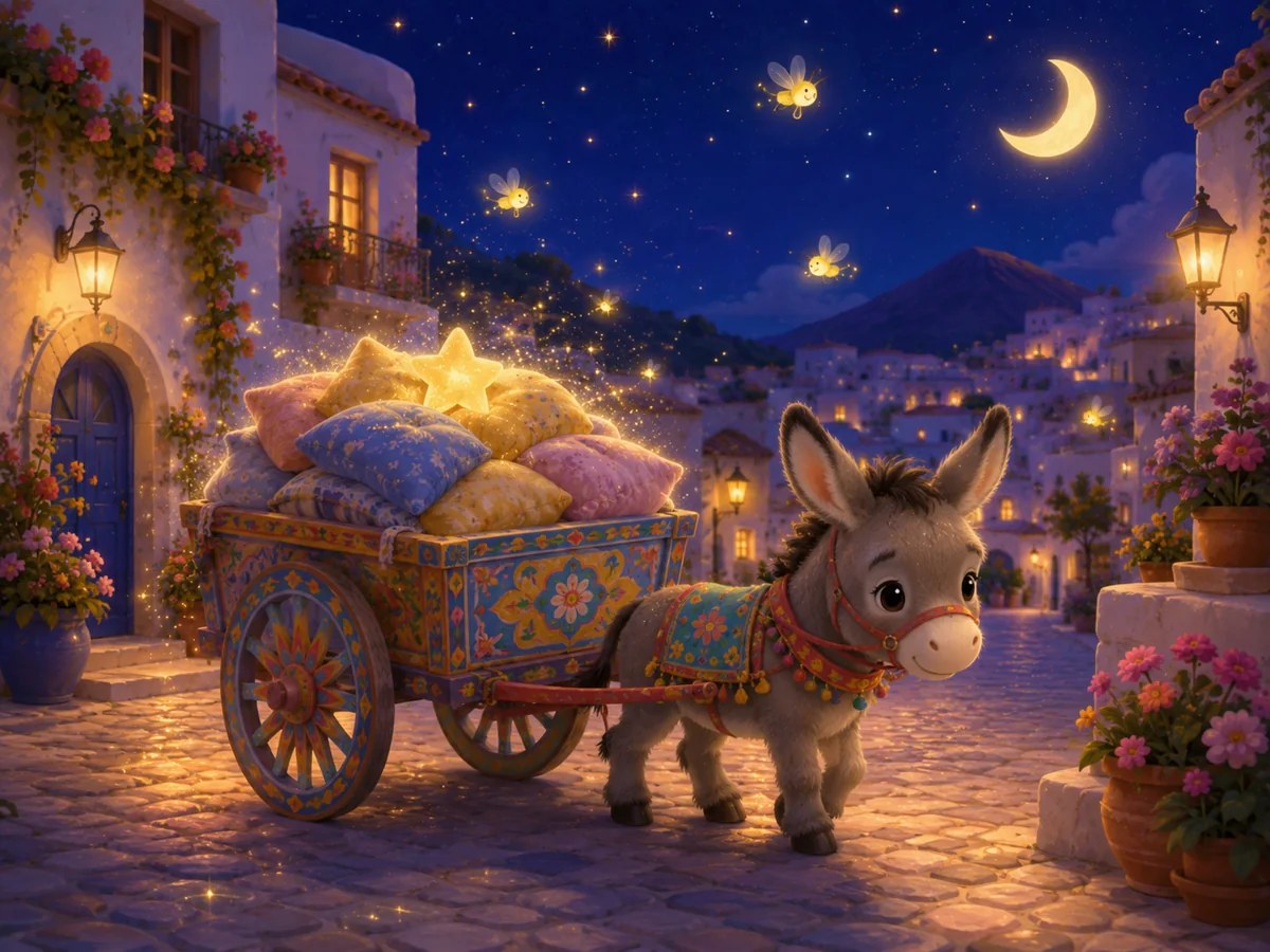 Ciccio and the Cart of Cushions
