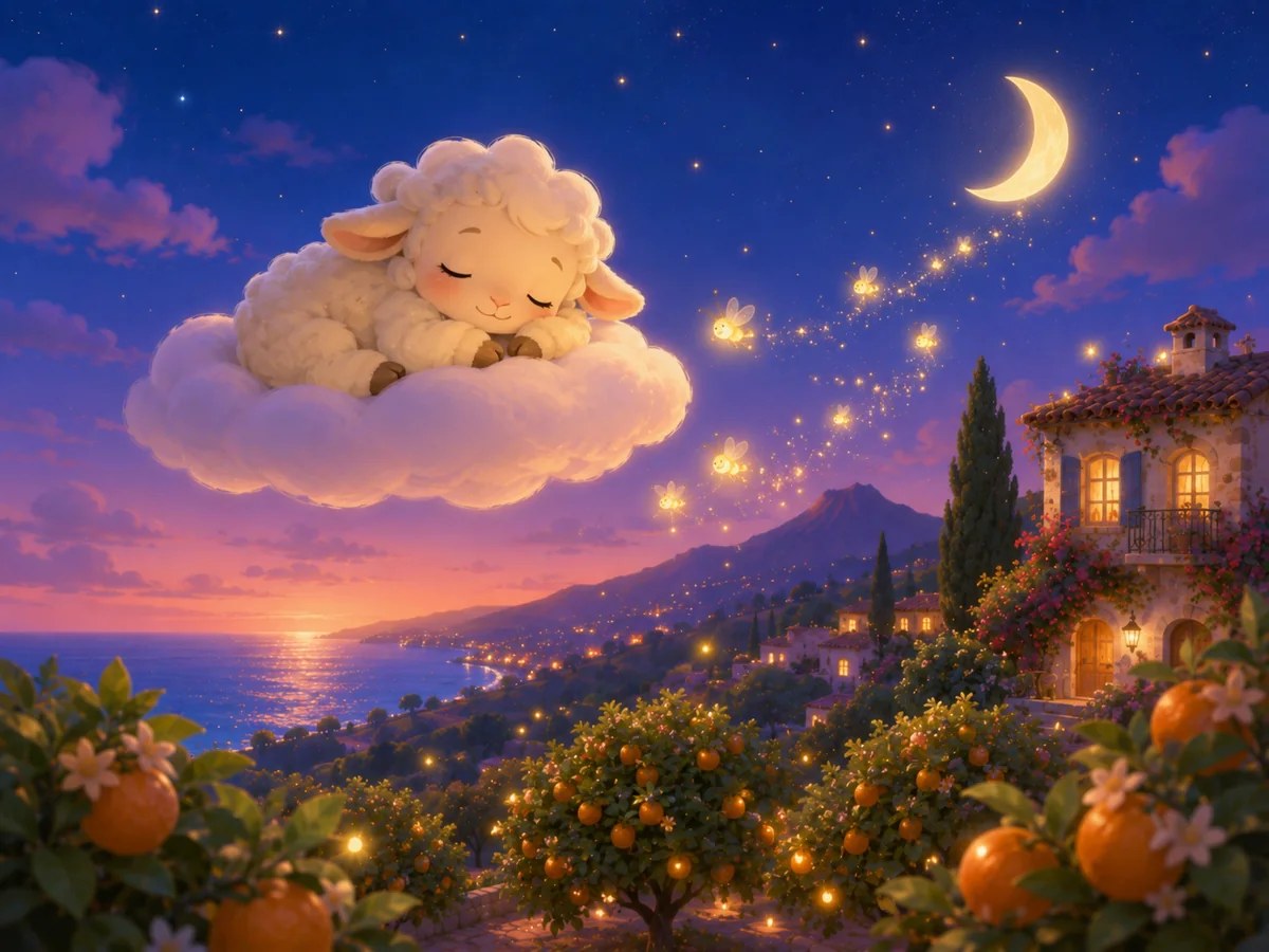 Nina, the Little Sheep on the Cloud
