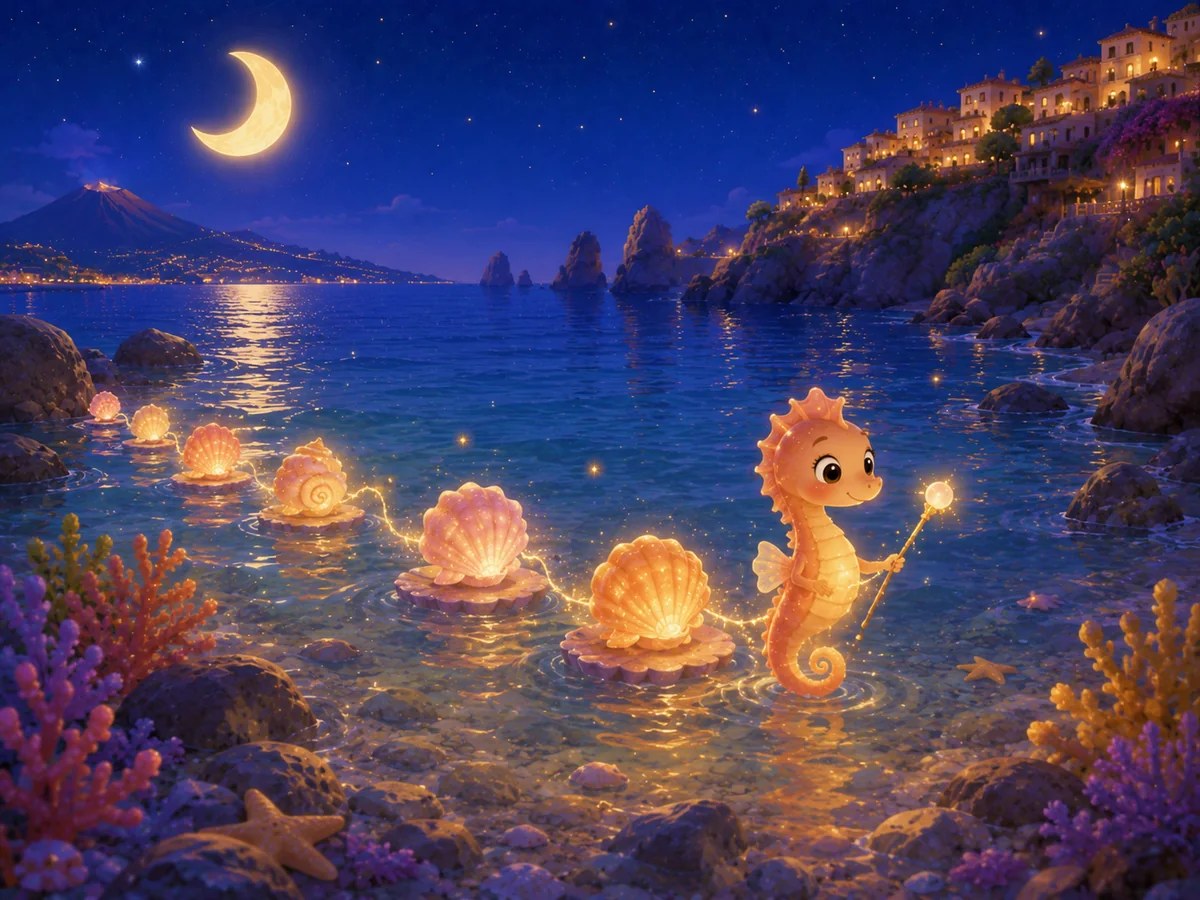 Seahorse and the Parade of Shells